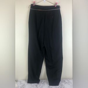 VTG Vintage Collectible Gold by Gorgio Sant Angelo 100% Wool Black Pants Slacks